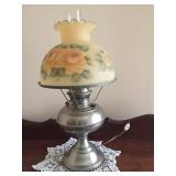 Rayo Oil Lamp with Glass Shade - Electric