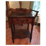 Walnut 1 Drawer Stand