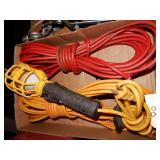 Two Extension Cords & Trouble Light