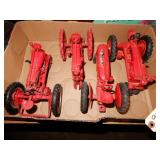 Cast Iron Toy International Tractors - Nice Cond.