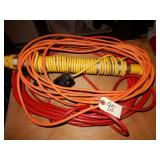 Two Short Extension Cords & Trouble Light