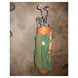 Set of Golf Clubs With Bag - Drivers, Irons, Ball