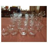 2- box lots- Etched Stemware