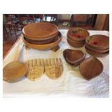 Wood Bowls, Lg. Spoon- 1- Bowl Clayton Carlson