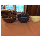 Asst. Stoneware Mixing Bowls