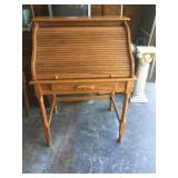 Oak Roll Top Student Desk