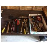 Lot Asst. Tools, Hammers, Wrenches -Etc