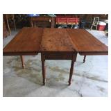 Early Drop Leaf Table- Drop Leg Needs Repair
