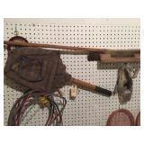 Tennis Racket, Bamboo Pole, Wood Concrete Tool