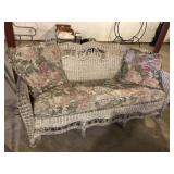 Wicker Sofa  (As is)