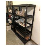 Black Plastic Shelving- Not Contents -Times 4 Shel