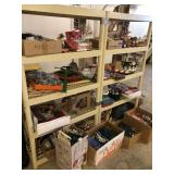 2- White Shelves Christmas Items