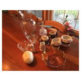 Asst. Serving Dishes, Vase,