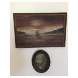 Framed Prints- Ship, Stream