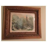 Ornate Framed Print- Church