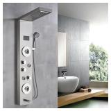 Potato Shower Faucet Waterfall Rain bathroom Panel In Wall Shower System with Spa Massage Sprayer Bidet Head Hand shower RETAIL $239