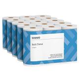 Amazon Brand - Solimo 2-Ply Toilet Paper, 6 Count (Pack of 5)