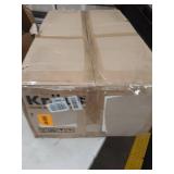 31 1/2-inch 16 Gauge Undermount Single Bowl Enameled Steel Kitchen Sink in White RETAIL$344