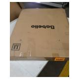 BABELIO 26-40 Inch Easy Install Extra Wide Pressure Mounted Metal Baby Gate, No Drilling, No Tools Required, with Wall Protectors and Extenders (Black)