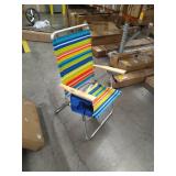 Rio Gear Beach Hi-boy High Seat 17.5" Folding Beach Chair - Global Essence Bl...