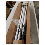 Brillihood T8 LED Shop Light Tube, V Shaped, 4FT, 40W (90W Equivalent), Dual-End Powered, 6000K Cool White, 4000 Lumens, Clear Cover