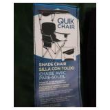 Quik Shade Full Size Shade Camp Folding Chair - Forest Green