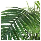 Fopamtri Artificial Areca Palm Plant 5 Feet Fake Palm Tree with 17 Trunks Faux Tree for Indoor Outdoor Modern Decoration Feaux Dypsis Lutescens Plants in Pot for Home Office (Set of 2)