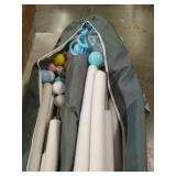 Baby Playpen,Kids Large Playard with 50PCS Pit Balls,Indoor & Outdoor Kids Activity Center,Infant Safety Gates with Breathable Mesh,Sturdy Play Yard for Toddler,Children