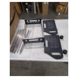 Nandae Fruit Vegetable Storage Basket, 4 Tier Metal Rolling Cart Organizer Rack Kitchen Storage Bins with Wheels for Kitchen, Pantry, Bedroom, Bathroom