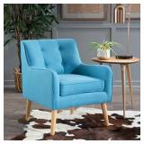 Christopher Knight Home Felicity Mid-Century Fabric Arm Chair, Teal