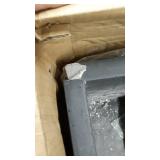 Kante RF0104B-C60121 Lightweight Concrete Modern Long Low Outdoor, Large Planter, 31" x 15" x 15", Charcoal