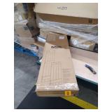 Homeside 4 Board and Batten Joined Vinyl Shutters (1 Pair) 14-1/2in. x 55in. - 050 Black