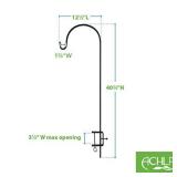 Achla Designs TSW-02 Deck Rail, Adjustable Shepherd