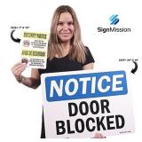 OSHA Notice Sign - No Cell Phone Use Beyond This Point | Rigid Plastic Sign | Protect Your Business, Construction Site, Warehouse & Shop Area |  Made in The USA