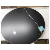 Kate and Laurel Travis Round Wood Wall Mirror, 21.6" Diameter, Gold, Modern Glam Wall DÃ©cor Accent