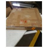 Kate and Laurel Travis Round Wood Wall Mirror, 21.6" Diameter, Gold, Modern Glam Wall DÃ©cor Accent