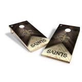 NFL New Orleans Saints 2x4ft Tailgate Toss Cornhole Game RETAIL$199