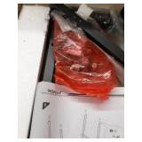 VASAGLE Dining Table,Kitchen Table,Sturdy Steel Frame,47.2 x 29.5 x 29.5 Inches,for Small Apartment,Dining Room,Office,Easy Assembly,Industrial Style,Rustic Brown and Black UKDT076B01