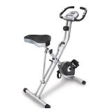 Exerpeutic Folding Magnetic Upright Exercise Bike with Pulse, 31.0