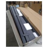 Zinus Jessica Modern Studio Upholstered Metal Headboard, Queen Queen, Gray