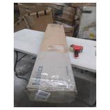 Zinus Jessica Modern Studio Upholstered Metal Headboard, Queen Queen, Gray