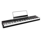 Alesis Recital 88 Key Digital Piano Keyboard with Semi Weighted Keys, 2x20W Speakers, 5 Voices, Split, Layer and Lesson Mode, FX and Piano Lessons RETAILS $229.99