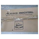 Alesis Recital 88 Key Digital Piano Keyboard with Semi Weighted Keys, 2x20W Speakers, 5 Voices, Split, Layer and Lesson Mode, FX and Piano Lessons RETAILS $229.99