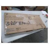 supenice Grocery Utility Shopping Cart - Deluxe Utility Cart with Oversized Basket and Tool Free Installation Light Weight Folding Cart with Wide Cushion Handle Bar for Laundry Book Luggage Travel