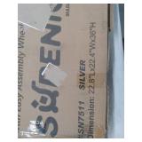 supenice Grocery Utility Shopping Cart - Deluxe Utility Cart with Oversized Basket and Tool Free Installation Light Weight Folding Cart with Wide Cushion Handle Bar for Laundry Book Luggage Travel