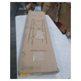 Industrial Ladder Shelf, 4-Tier Bookshelf, Free Standing Bookcase Storage Rack Shelves Plant Flower Stand with Wood Look for Living Room, Bedroom, Kitchen, Bathroom, Home Office, Balcony by Pipishell