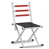 Portable Folding Camping Chair - Foldable Hunting Seat with Backrest, Lightweight Camp Stool with Back Support for Outdoor