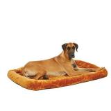 54L-Inch Cinnamon Dog Bed or Cat Bed w/ Comfortable Bolster | Ideal for Giant Dog Breeds (Great Dane / Mastiff) & Fits a 54-Inch Dog Crate | Easy Maintenance Machine Wash & Dry | 1-Year Warranty