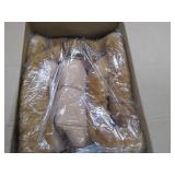 54L-Inch Cinnamon Dog Bed or Cat Bed w/ Comfortable Bolster | Ideal for Giant Dog Breeds (Great Dane / Mastiff) & Fits a 54-Inch Dog Crate | Easy Maintenance Machine Wash & Dry | 1-Year Warranty