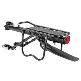 ROCKBROS Bike Bicycle Cargo Rack Rear Bike Rack for Back of Bike Carrier Rack with Fender Quick Release Mountain Road Bicycle Rear Racks 110-165 lbs Capacity Universal